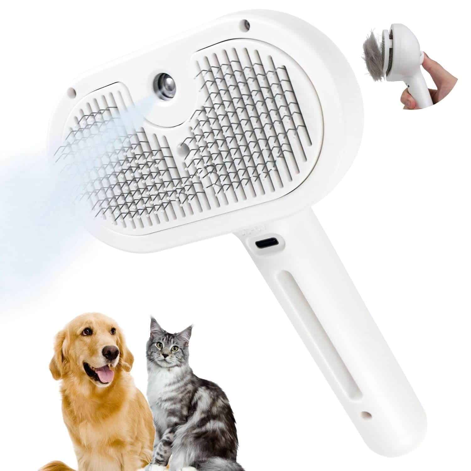 YoPoll Mist Massage Brush SheddyMist PuffGroom GroomFlow (cópia)