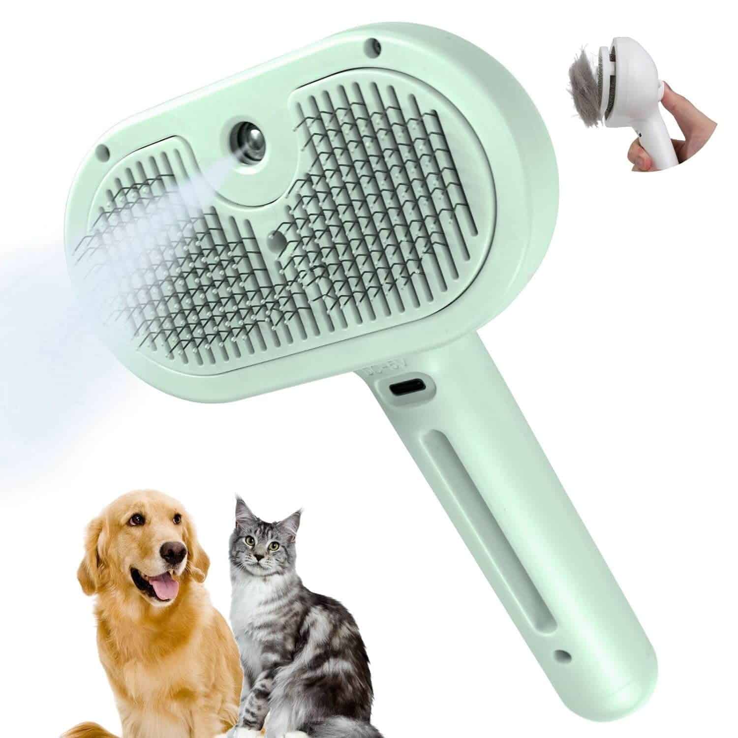 YoPoll Mist Massage Brush SheddyMist PuffGroom GroomFlow (cópia)